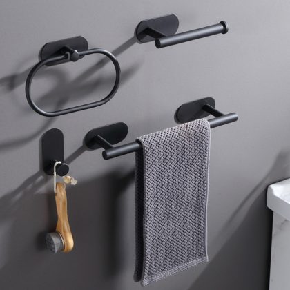 No Drilling Stainless Steel Self-adhesive Towel Bar